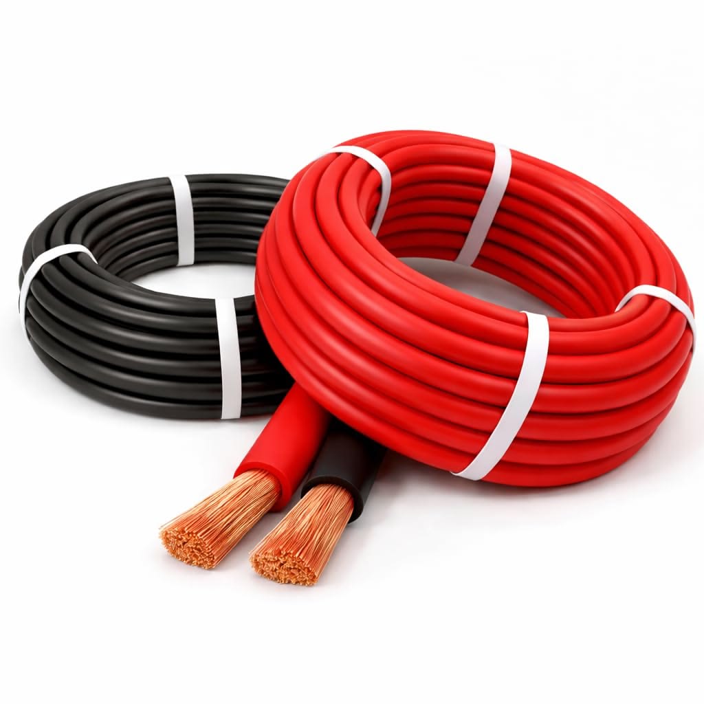 35mm² Flexible Battery Cable (Red/Black)
