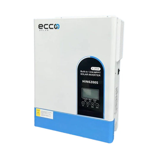 Ecco 6.2kW 48V hybrid solar inverter with 120A MPPT South Africa