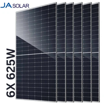 JA Solar 620W JAM66D45-620/LB N-Type Bifacial Monocrystalline Solar Panel South Africa