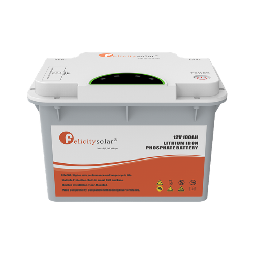 Felicity 1.28kWh 12.8V 100Ah LiFePO4 lithium battery South Africa