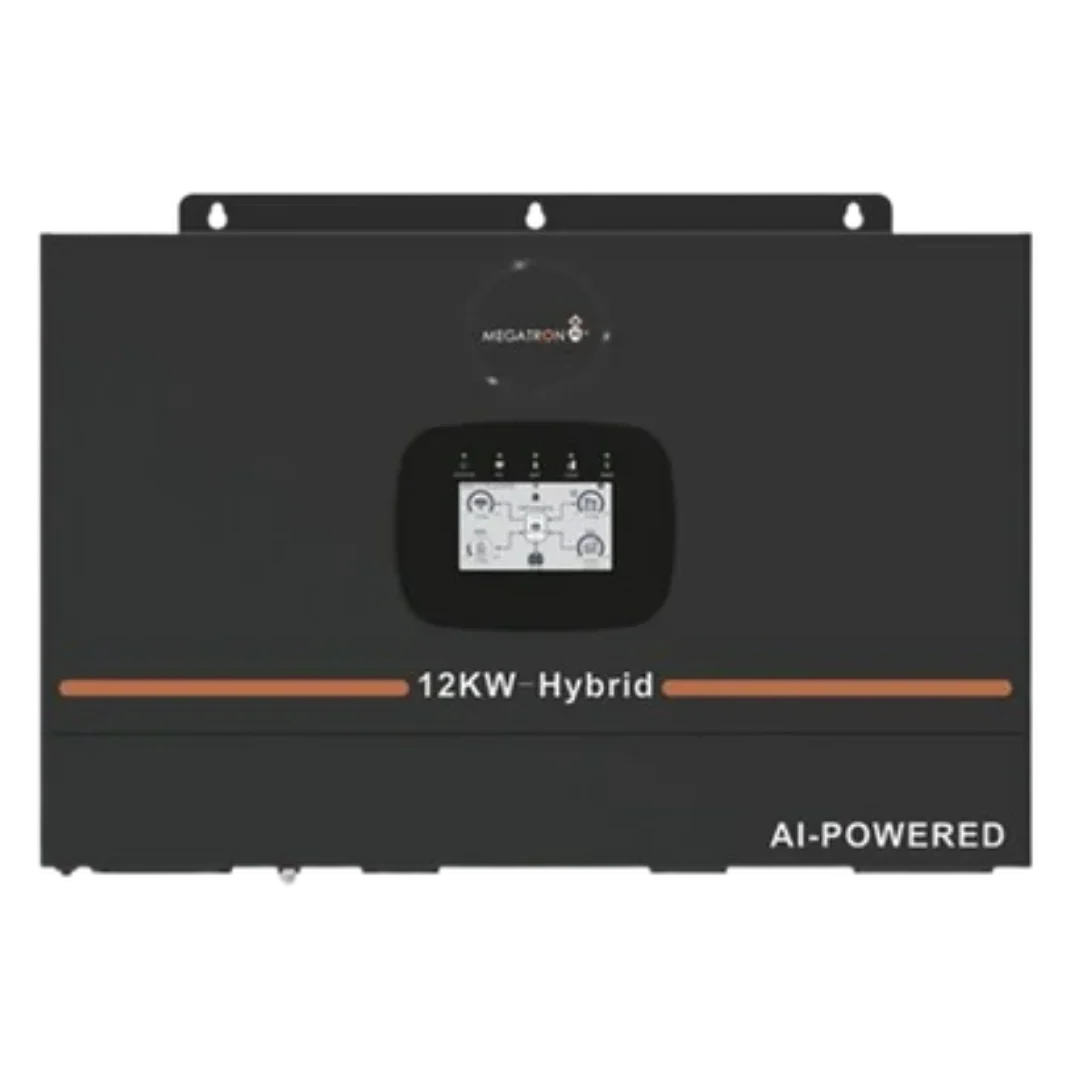 Megatron Hybrid Inverter 48v 12KW MPPT Inverter Pure Sine Wave Single Phase