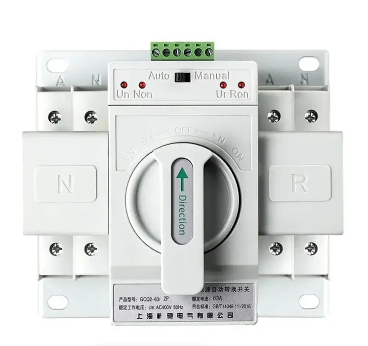 Automatic Changeover Switch 2-Pole 63A